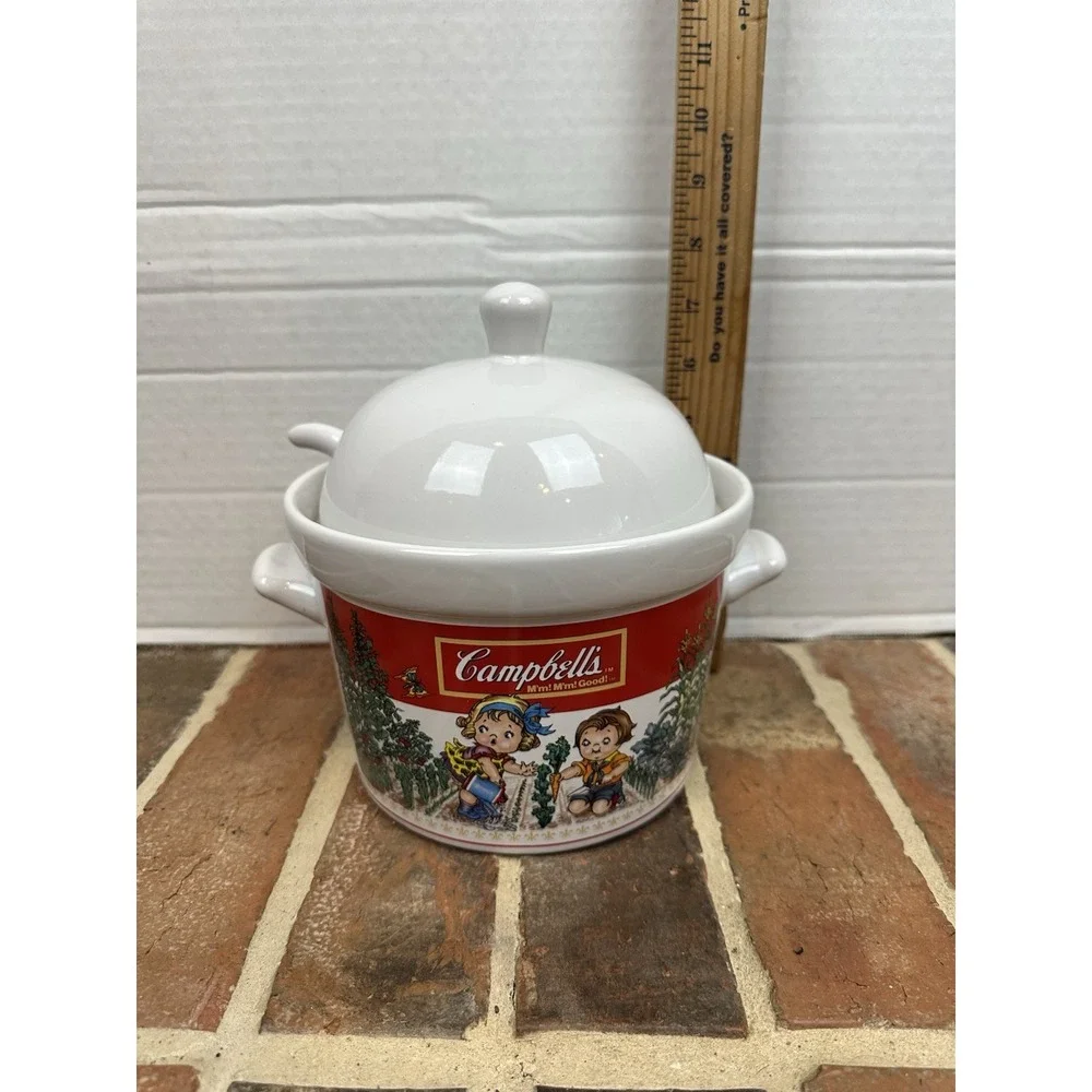 Vintage 1993 Campbell's Soup Tureen Lid & Ladle 